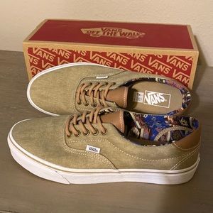 Mens Vans Era 59 Cornstalk Tawny Brown C&L Brown Tan Neutral Beige Leather